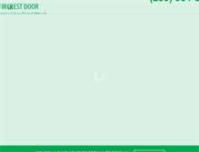 Tablet Screenshot of fircrestdoor.com